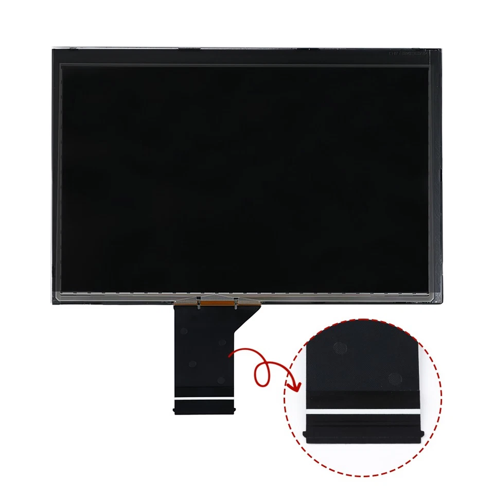 Сменный дигитайзер ЖК-экрана Uconnect для оригинального радио Jeep Renegade 2018-2021 годов выпуска - Изображение 3 из 4