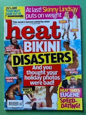 HEAT mag 03-September-2005 Big Brother Helen Paul Eugene Westlife Lindsay Lohan