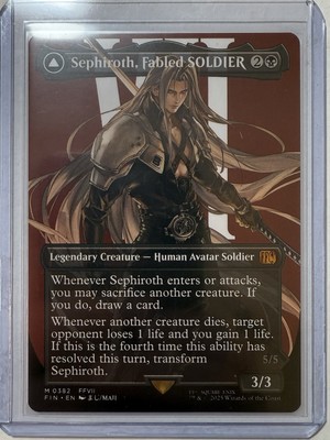 Sephiroth, Fabled SOLDIER (Borderless) (0382) Final Fantasy Regular