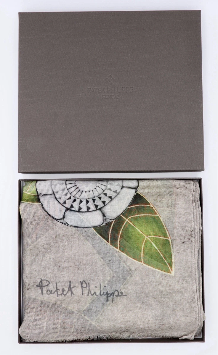 PATEK PHILIPPE CASHMERE SCARF FOULARD SCIARPA CACHEMIR GENUINE BOX NEW 200x100