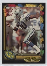 1991 Wild Card Alvin Harper #81 Rookie RC 11r9. rookie card picture
