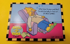 The Simpsons Series 2 Promo Card P3 Smell-O-Rama Skybox 1994 Grampa