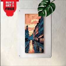 Vintage Style Artwork Metal Sign Decorative Wall Hanging Plaque Home Decor 8x12