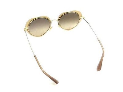 Miu Miu Eyewear Heart Sunglasses SMU54R Pink Beige with Gold  display picture 1