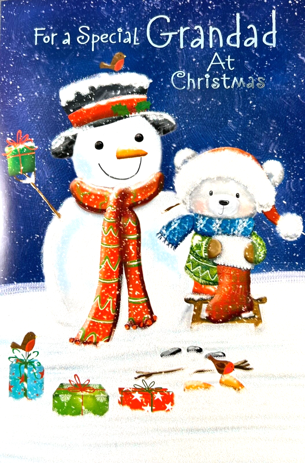 Christmas card for a special Grandad - lovely words Xmas (#29414)