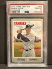 PSA10 2019 Topps Heritage Aaron Judge #499 SSP Nickname All Rise SSP POP 17