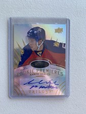 2014-15 UPPER DECK  TRILOGY AARON EKBLAD ROOKIE AUTO  32/49 RARE