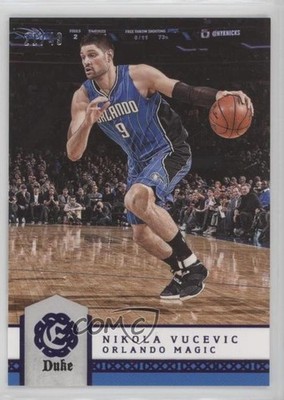 2016-17 Panini Excalibur Duke 21/49 Nikola Vucevic #128 0q0m