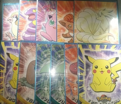 Lot of 11, 2000 TOPPS POKEMON CARDS! LIGHTLY PLAYED and Stashed Away For 24Years