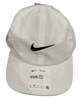 Nike Court AeroBill Advantage Tennis Cap Hat White Blk Size XS/S FD6638 100 New | eBay