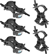 5 Pcs Dual 360 Degree Swivel Clamp for F24 Truss, fits 1-1/4"-1-3/8" 32-35mm...