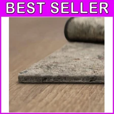 Non Slip 5x8 Rug Pad - 1/4" Thick Felt + Rubber Gripper