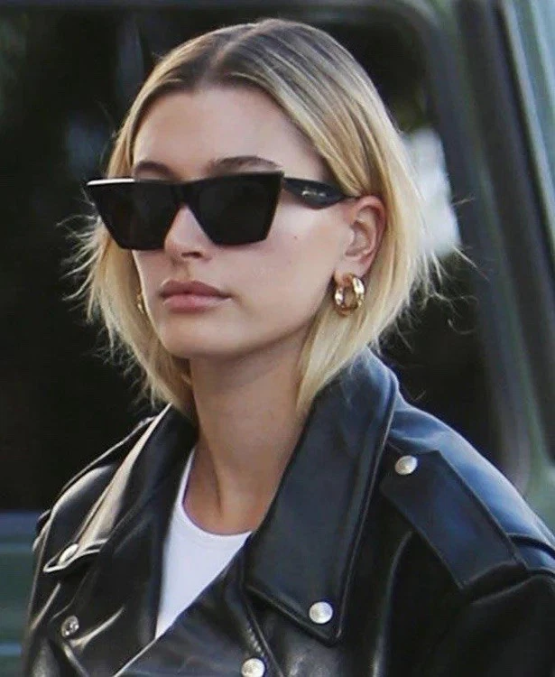 Gafas de sol Celine Edge Cat Eye CL41468/S 807/IR marco negro brillante con lentes grises Foto 2 de 4