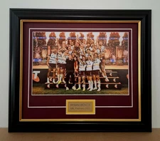 BRISBANE BRONCOS NRL Premiers 2025 Celebration Photo Framed