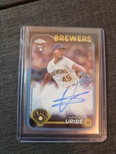 2024 Topps Chrome Update Series - Autographs Abner Uribe #RA-AU (AU, RC)