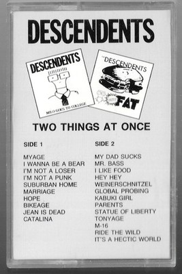 DESCENDENTS - Two Things at Once (1987 SST cass. comp; '79-82 LA punk) M-/M-