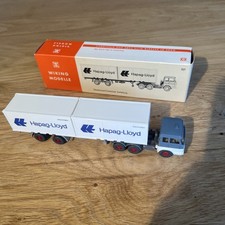 Wiking Glattwand-Container Sattelzug( Hapag-Lloyd) +OVP.  H0