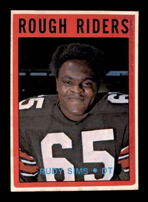 1972 O-Pee-Chee CFL #71 Rudy Sims   NM/NM+ X3502572