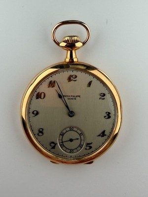 Patek Philippe Taschenuhr - Genève No.127624 J.J. Freeman 18k Gold Pocket Watch