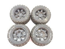4x Duratrax Six Pack X 1/5 Monster Truck Tires & Wheels for Traxxas X-Maxx Used
