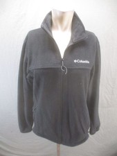 Columbia Size S Womens Black Fleece Drawcord Hem Full Zip Outdoor Jacket 646