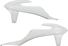 Cycra Powerflow White Radiator Shrouds (1CYC-1905-42)