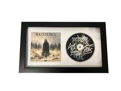 STASH スタッシュ 原画 recon ステンシルアート 直筆サイン BLACK VEIL BRIDES SIGNED AUTOGRAPH x4 WRETCHED DIVINE FRAMED CD