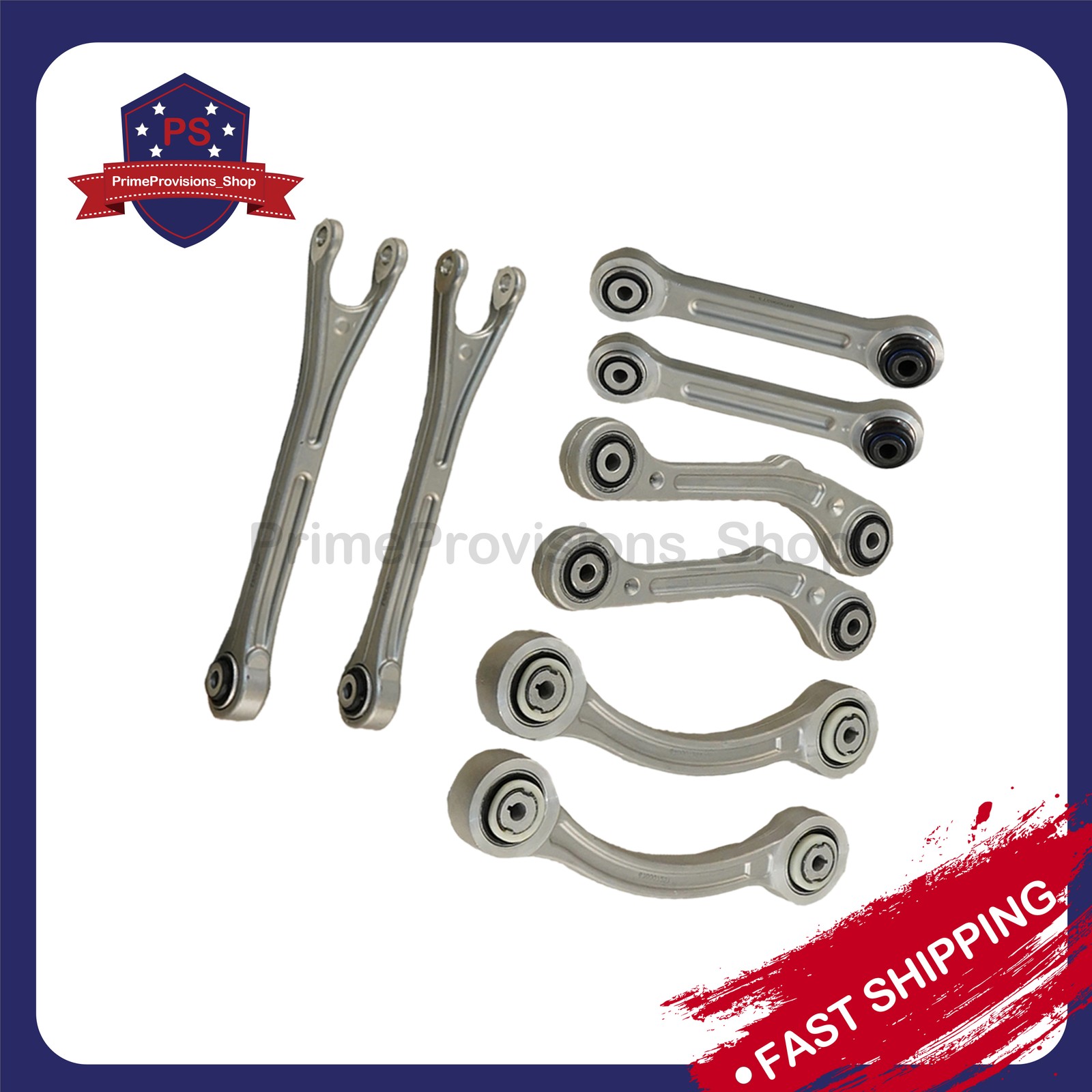 NEW 8PCS For Maserati Ghibli Quattroporte 14-16 Rear Suspension Control Arm Set