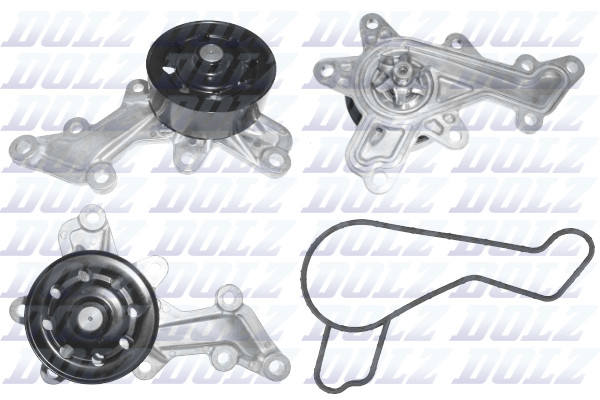Dolz Wasserpumpe KüHlmittelpumpe FüR Toyota Yaris 1.5-image