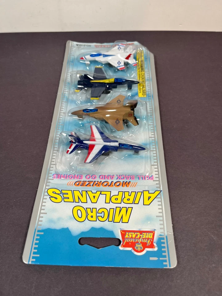 Imperial Die Cast Micro Airplanes Motorized Plane Jet Set 3141A Vintage 1996 #2 - Image 4 of 4