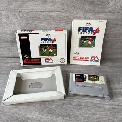 FIFA 96 Super Nintendo SNES Videospiel Cartridge OVP + Handbuch & Beilagen PAL