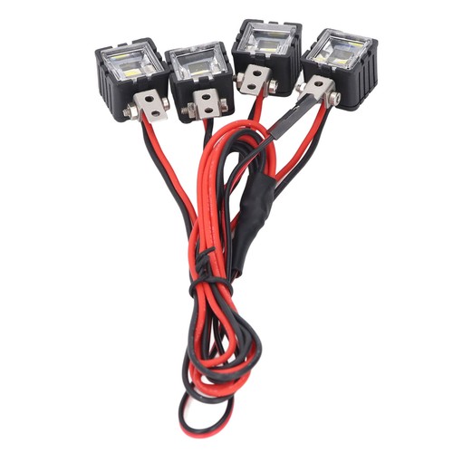 Projecteur De Voiture RC éclairage Blanc Projecteur LED RC 1:10 Pour SCX10 Pour - Photo 2/12