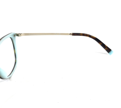 Tiffany & Co. Eyeglasses Frames TF2221 8134 Havana Tortoise Blue Gold 54-16-140 - Picture 7 of 11