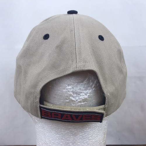 Gorra de béisbol Atlanta Braves MLB bronceado algodón con correa sombrero CH38 - Imagen 6 de 8