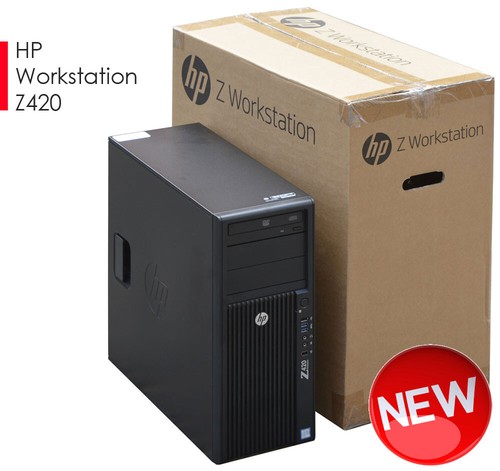 HP Z420 Work Station Xeon E5-1620 To 128GB HPMED54 10928288 G6L38EC NVS-315 New - Picture 2 of 8