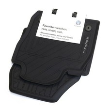 VW T-Cross Allwetterfußmatten vorn hinten 4 tlg. Gummimatten Fußmatten T Cross