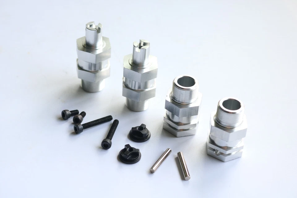 Alloy Wheel Axle Hub Extender Kit for 1/5 HPI Rovan Baja 5B 5T 5SC King Motor - Image 3 of 4