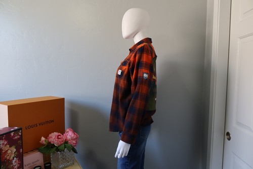 Handmade Upcycled Harley Davidson Tucson Ombre Flannel Youth Child Size L - Picture 4 of 9