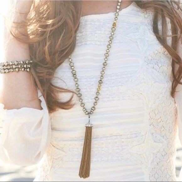 Stella Dot Milana Tassel Necklace eBay