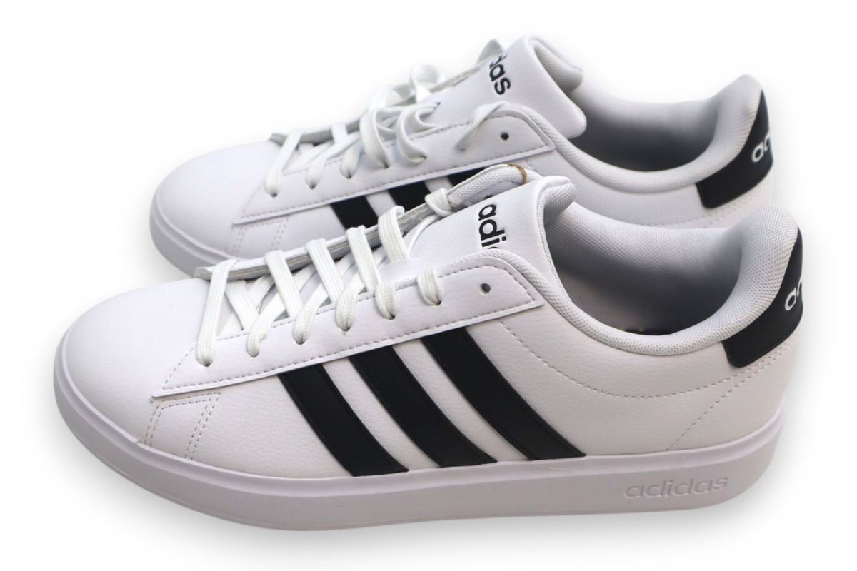 adidas Grand Court 2.0 Shoes Sneakers Off White( IVORY)  Alumina Mens SZ 8 NEW Grand Court 2.0 Shoes (White / Gold) – Posh main image 2