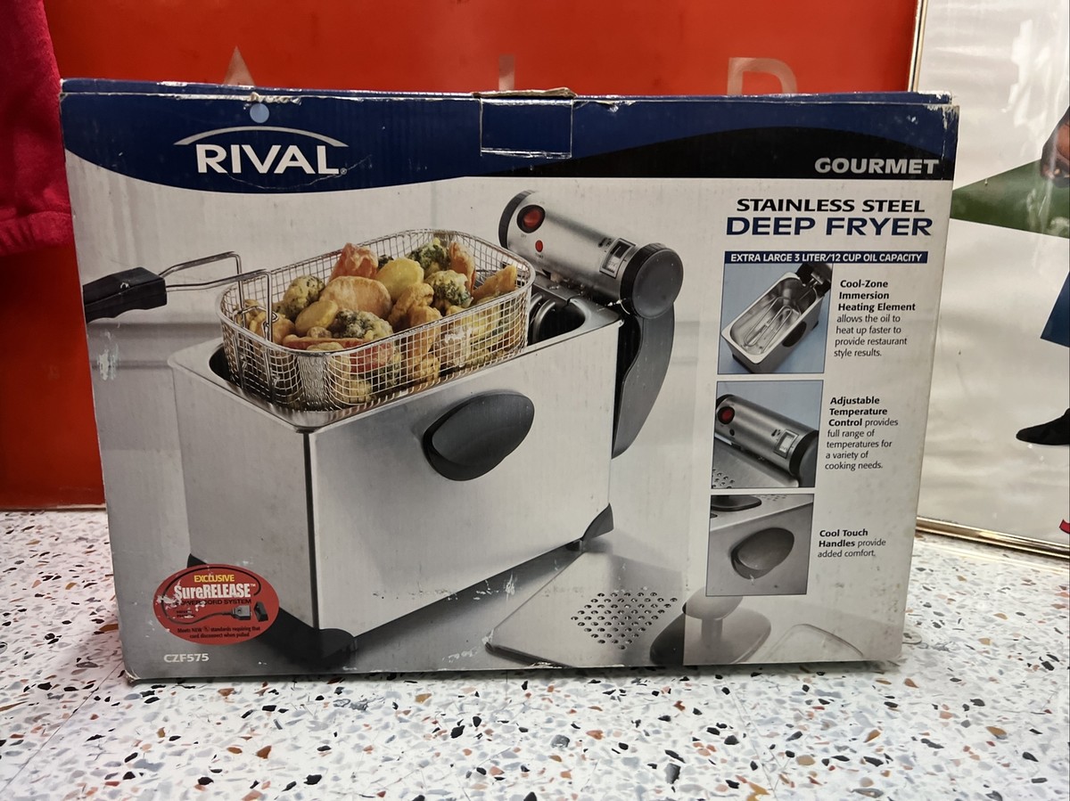 Rival Gourmet Stainless Seel Deep Fryer | eBay
