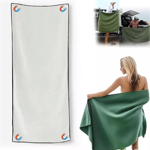 Multifunctional Outdoor Magnetic Bath Towel Portable Magnet Towels Quick-drying - Picture 13 of 20
