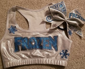 cheerleader sports bra