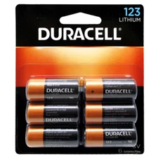 Duracell 3V High Performance Lithium Battery 123 6 Pack (packaging may vary)