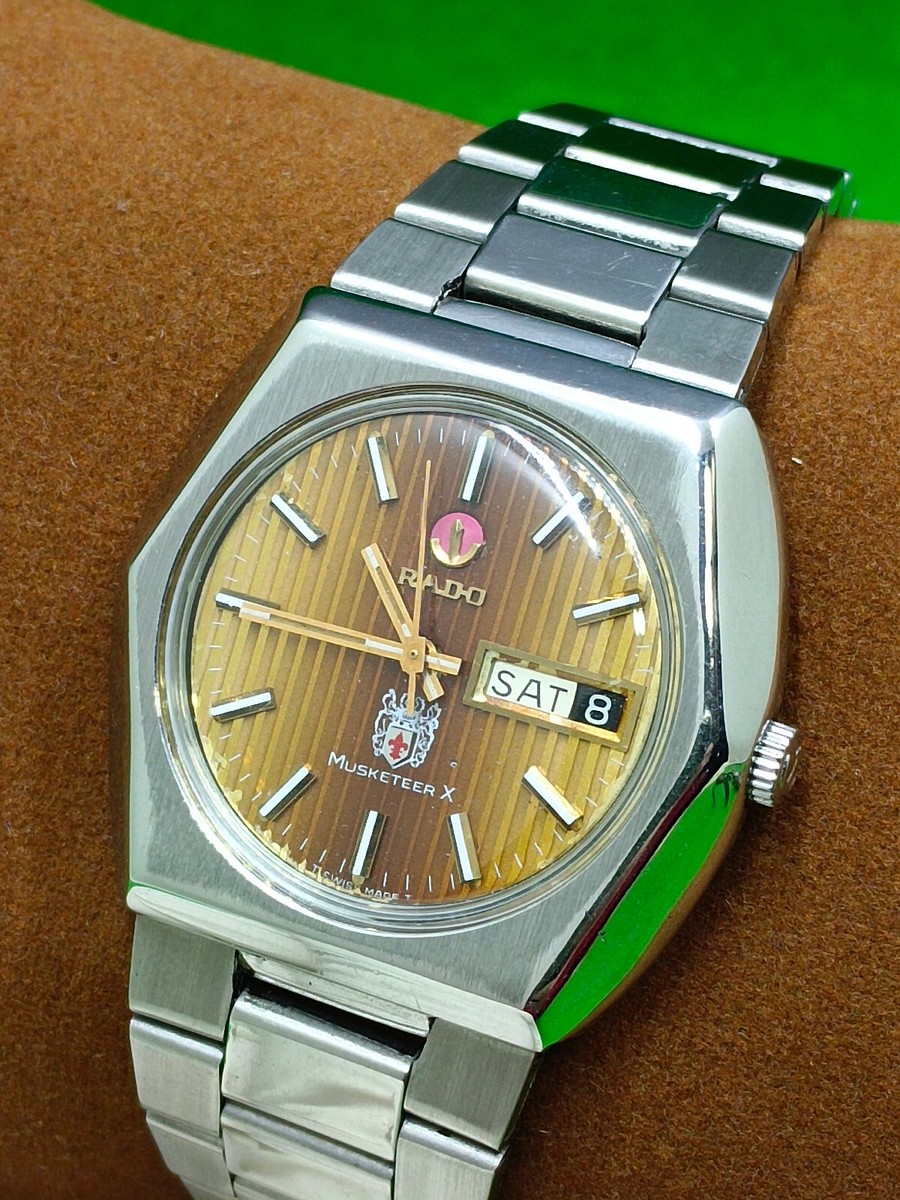 RADO 腕時計【中古】 vintage RADO Musketeer X watch Automatic Swiss 25 Jewels Day