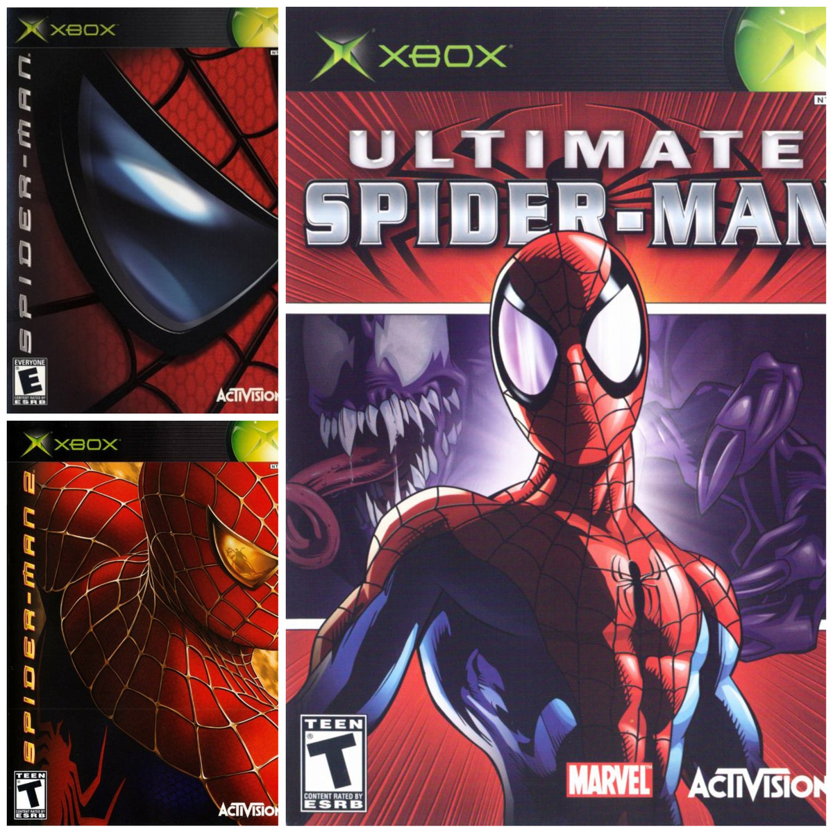Spiderman Xbox Original Games - Choose Your Game - Complete Collection