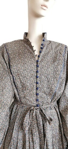 VINTAGE LIBERTY ORIGIN DRESS SIZE 16 BALLOON SLEEVES - Picture 5 of 13
