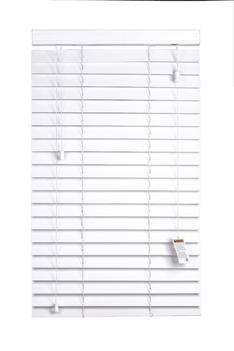 KUNSTHOLZ VENEZIANJALOUSIEN 50 MM WEISS HOLZ HOLZ FENSTERROLLO EINFACHE PASSFORM TRIMMBAR - Bild 23 von 58