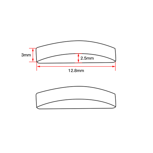 2X For Honda CL70 CT70 SL70 XL70 Z50A Motor Flywheel Woodruff Semi-Circle Key - Picture 2 of 9