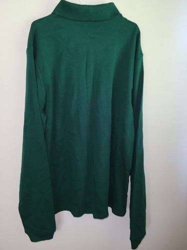 IZOD Long Sleeve School Uniform Green Girls XL (18.5) Plus - Picture 2 of 5